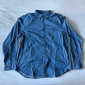 Denim button up